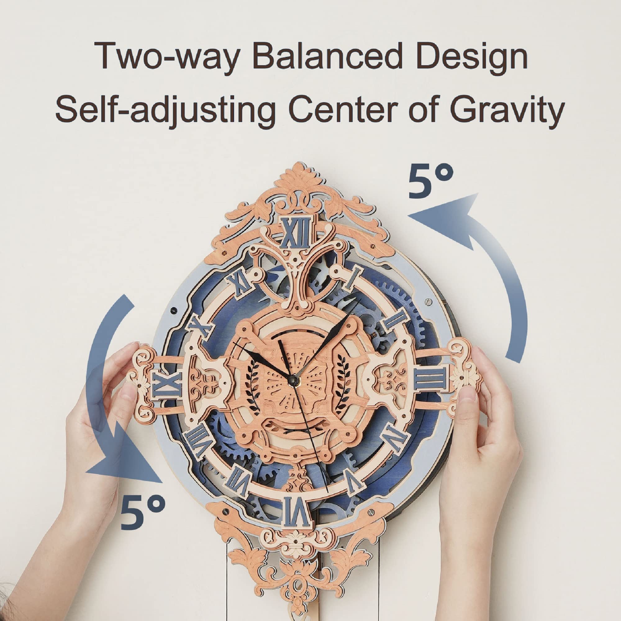 ROKR Times Series clock in progress for immersive hands-on building