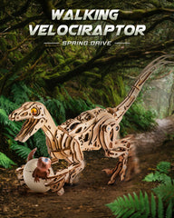 ROKR Velociraptor rubber pads provide traction for stable tabletop posing.