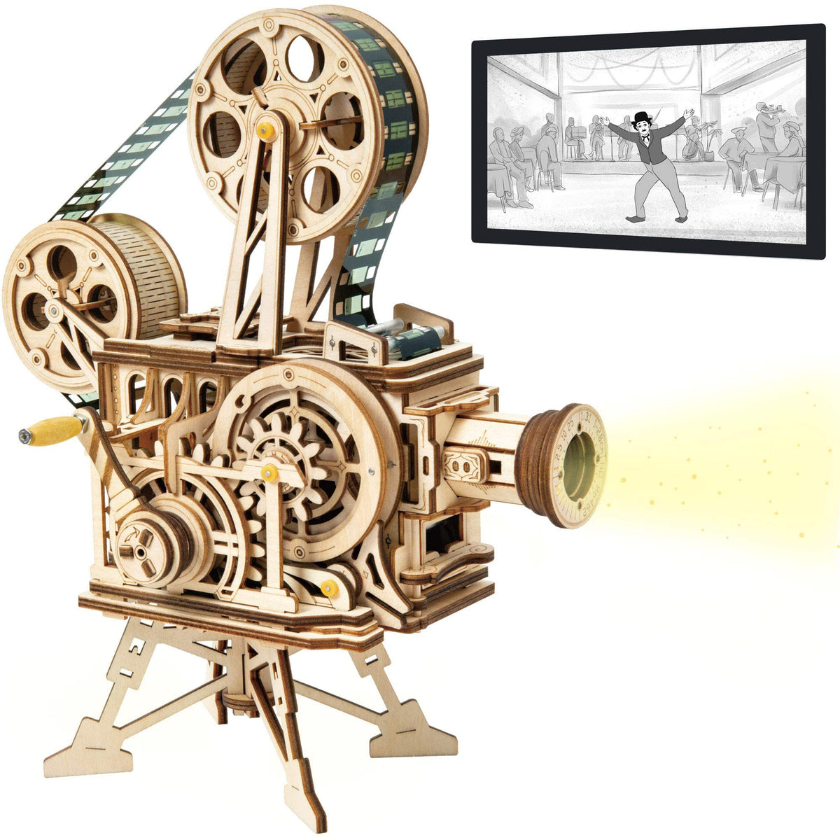 ROKR Vitascope assembly steps guide for a hands-on learning project.