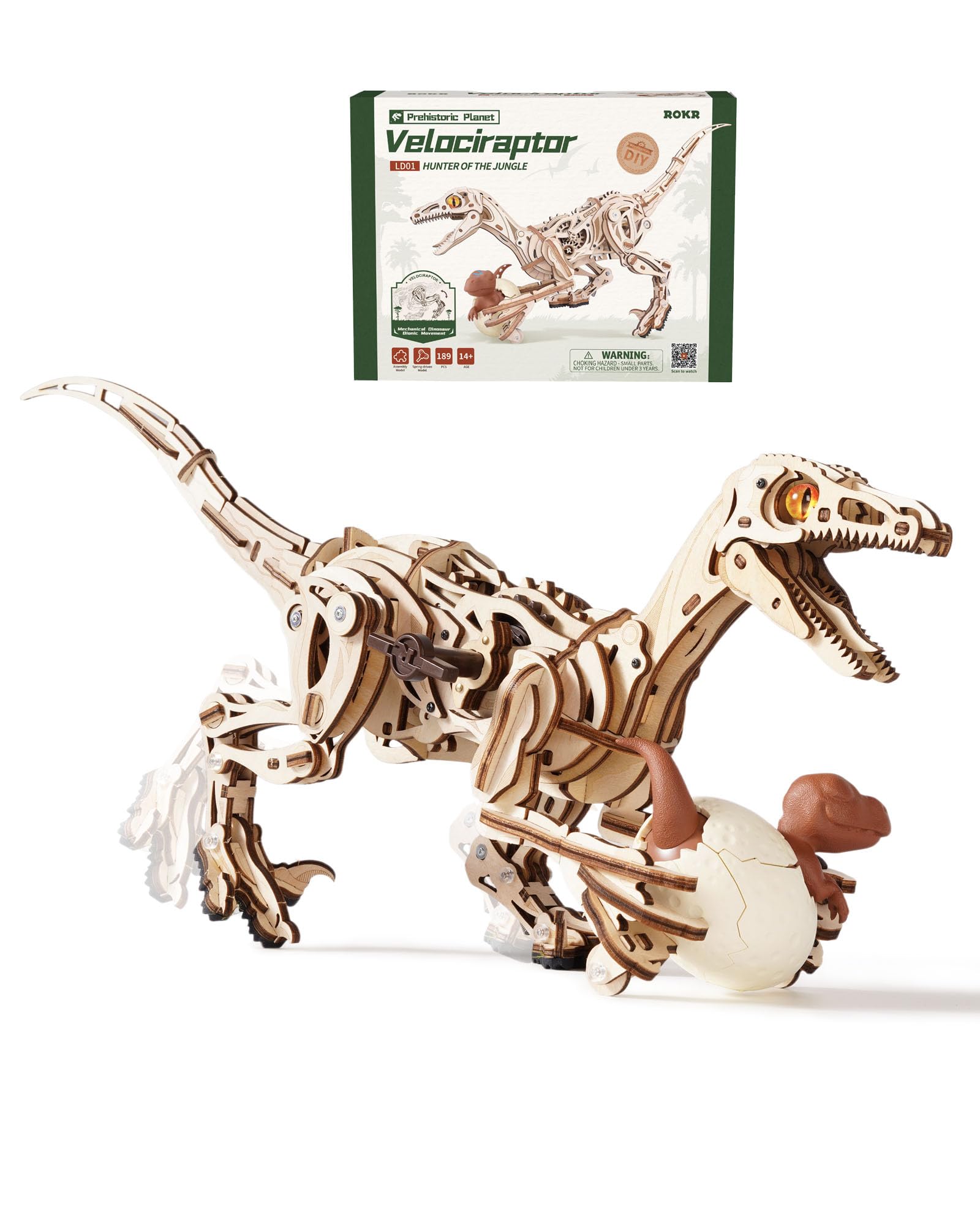 ROKR Walking Dino gift set presents a unique educational present for builders and dinosaur fans.