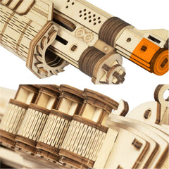 ROKR wooden targets and rubber bands ideal for safe indoor play
