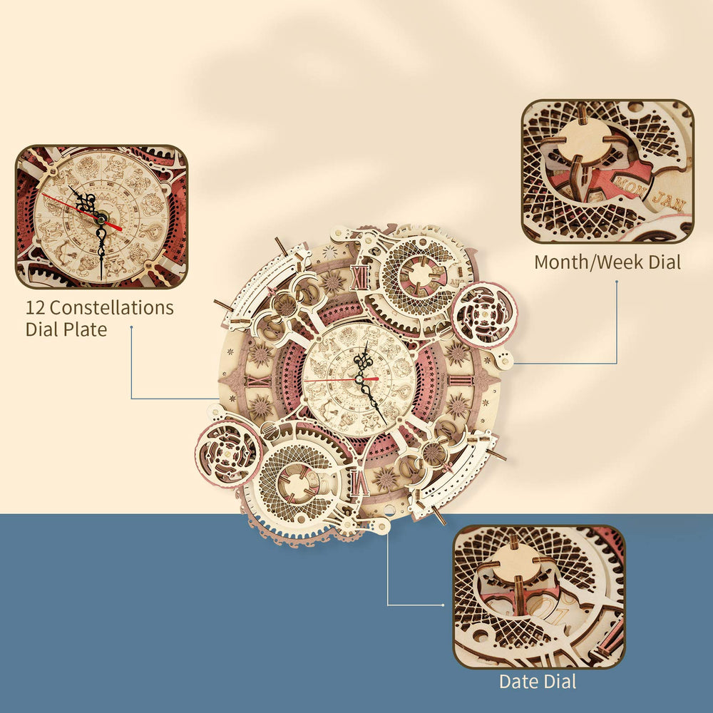 ROKR Zodiac dial design showcases intricate mechanical artistry.