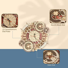 ROKR Zodiac dial design showcases intricate mechanical artistry.