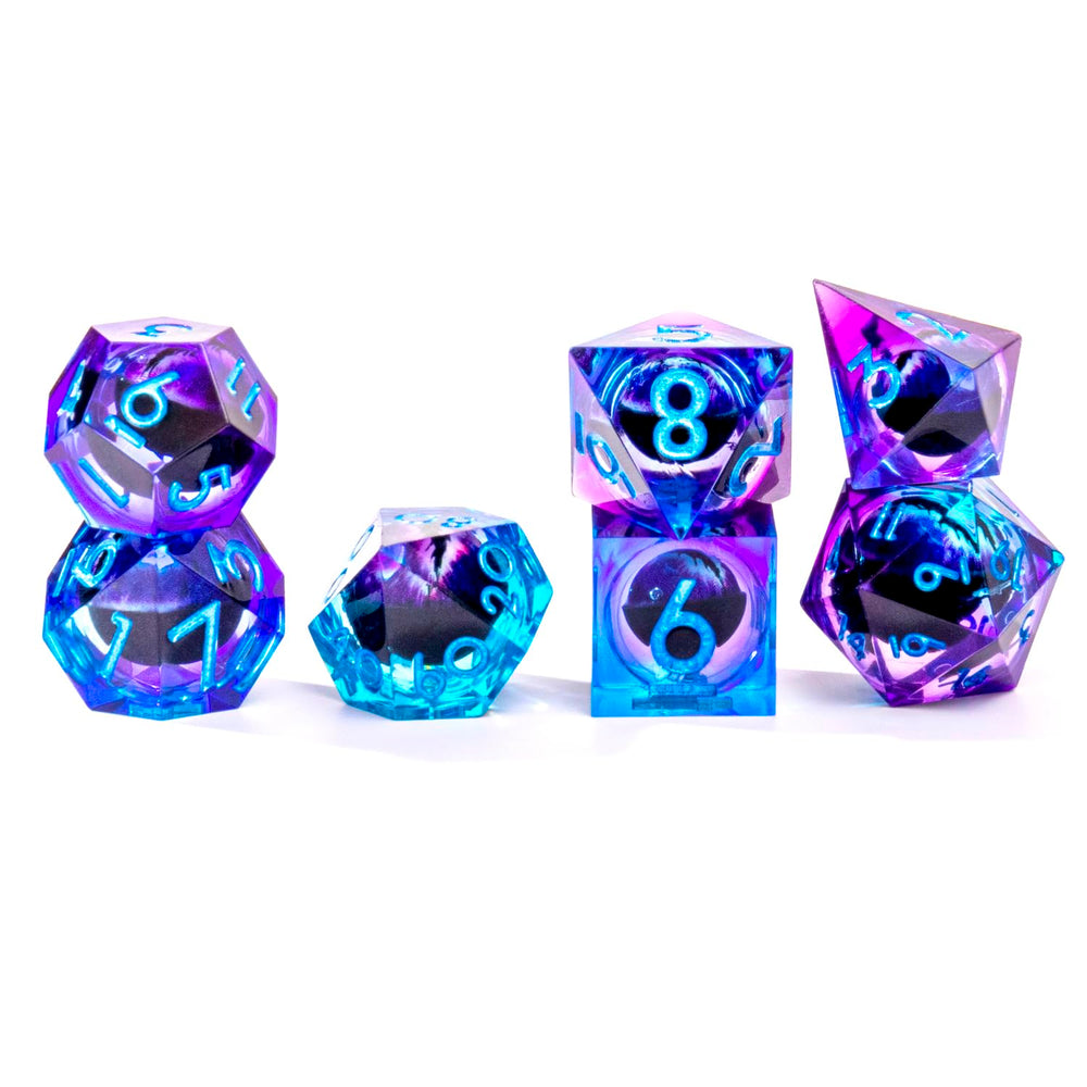 Versatile Beholder Dragon Eye dice for D&D, Pathfinder, and more.