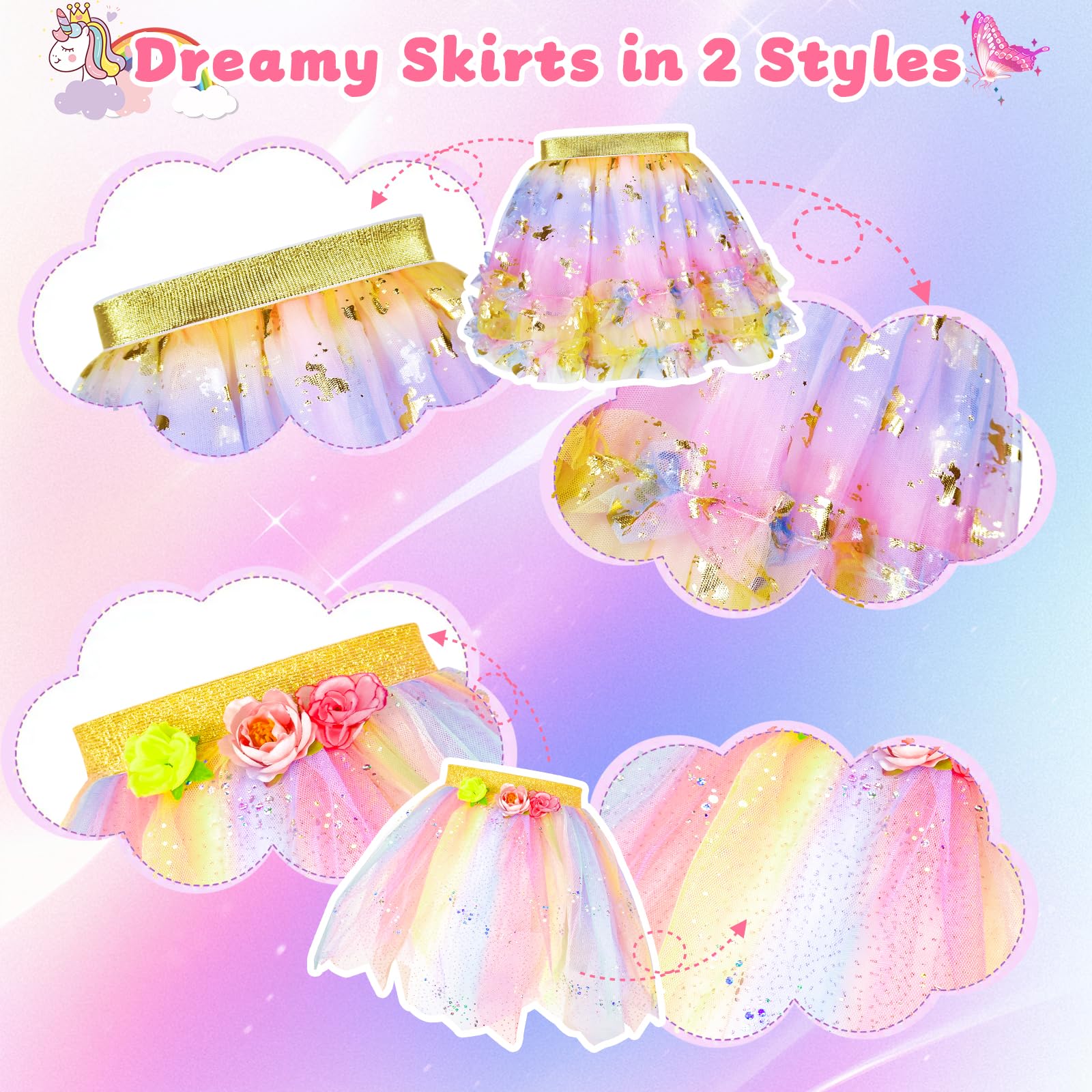 Rolevoria glittery dress-up shoes offer secure, comfy steps