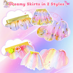 Rolevoria glittery dress-up shoes offer secure, comfy steps