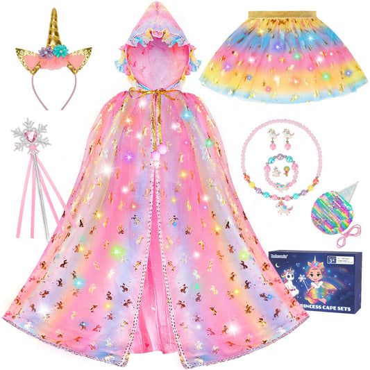 Rolevoria Olevoria light-up princess cape for magical dress-up moments