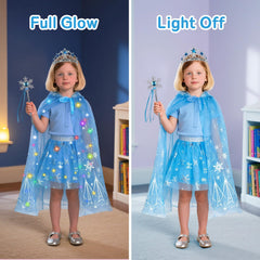 Rolevoria star crown adds whimsy to pretend dress-up stories.