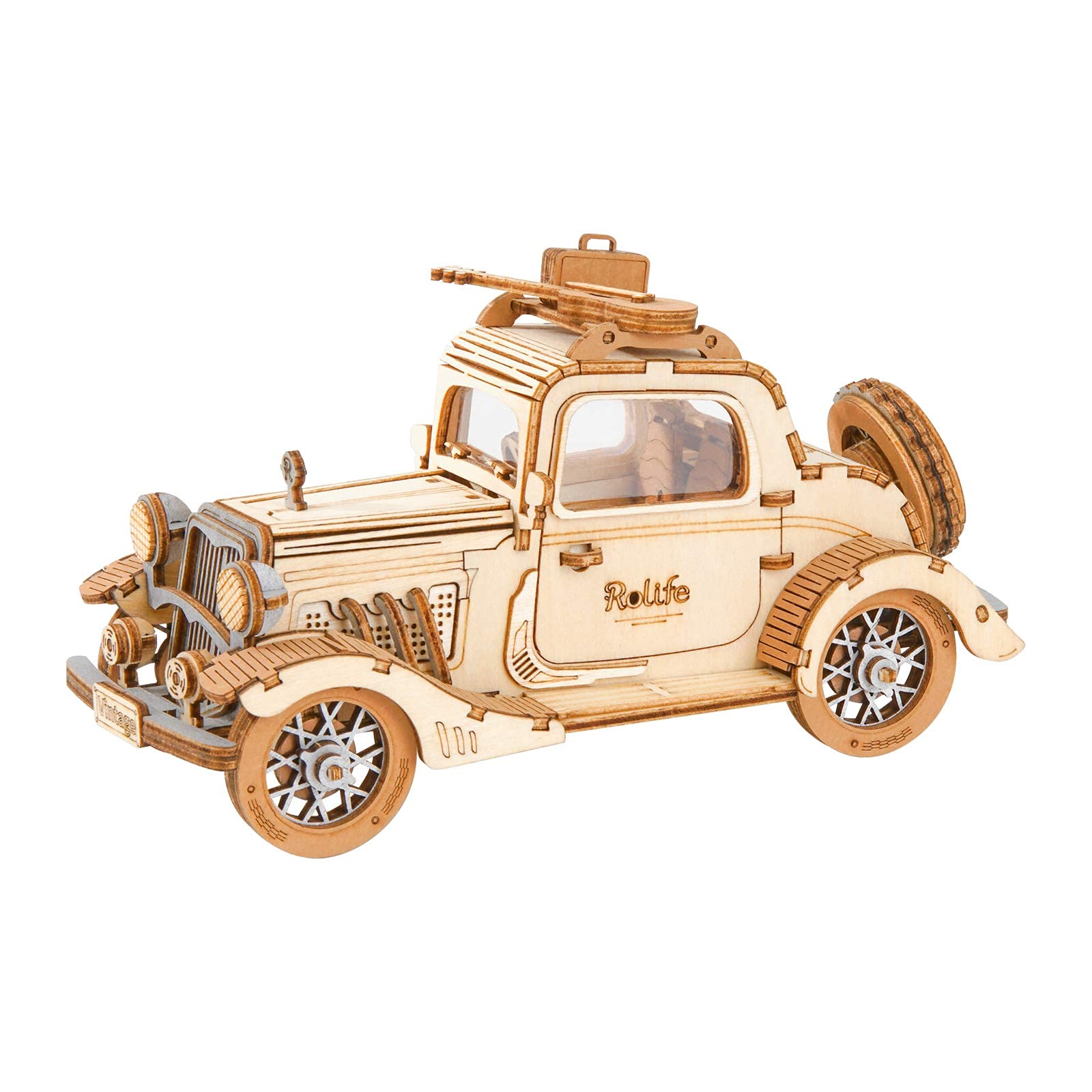 Rolife 3D car model with open doors and bonnet for display