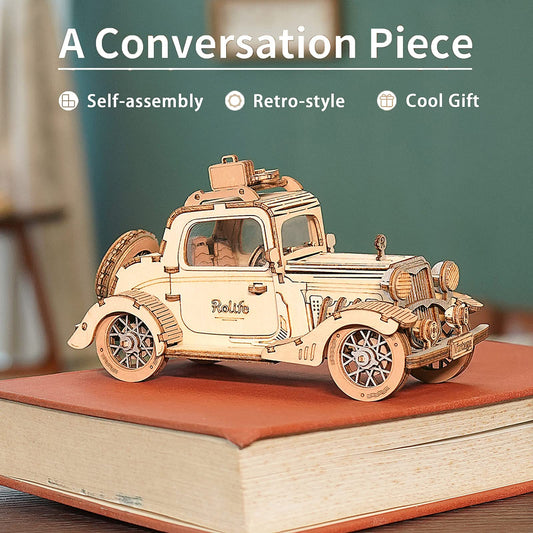 Rolife 3D car model cabin interior with two seats for detail viewing