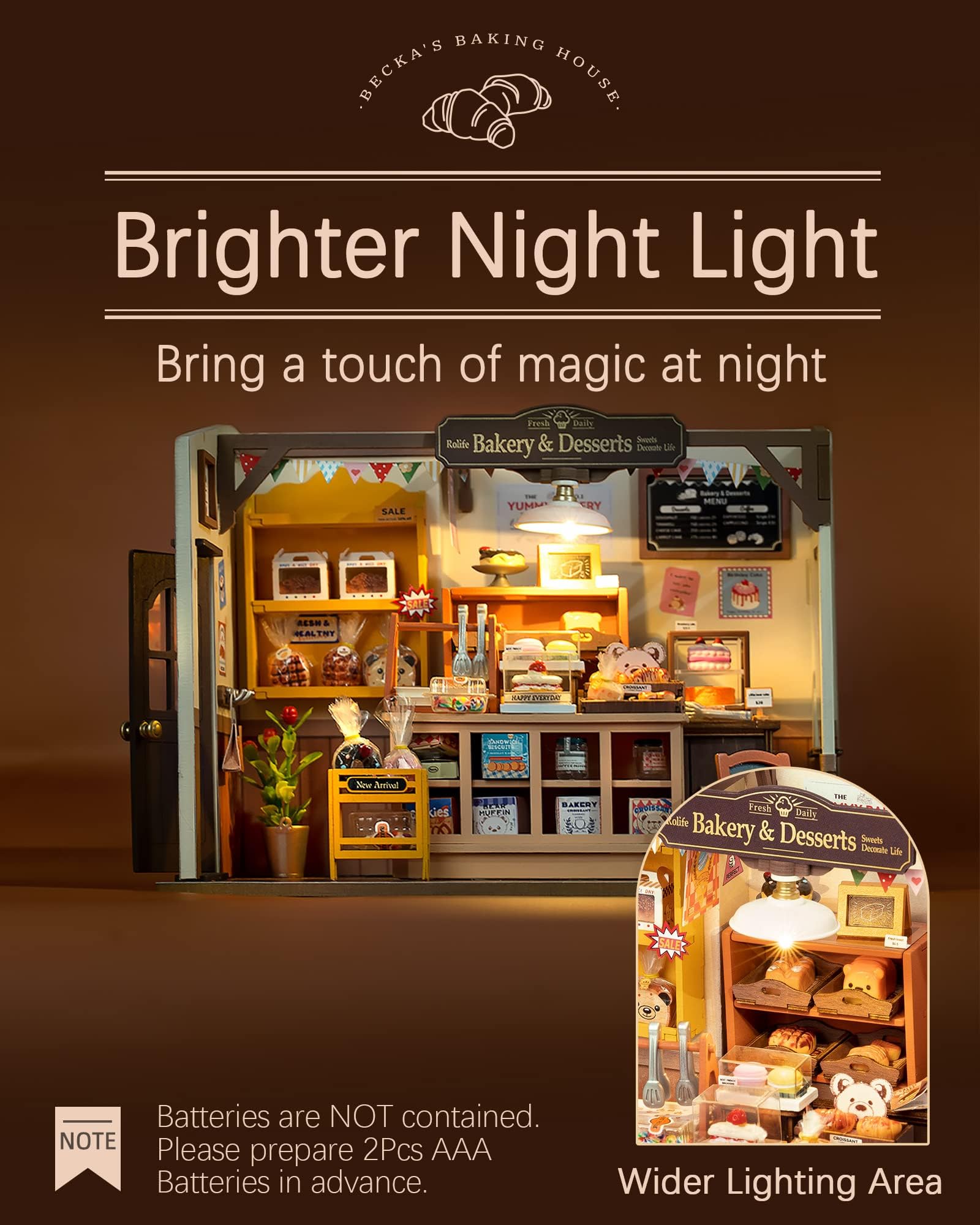 Rolife beginner-friendly kit supports hands-on crafting for small-space enjoyment.