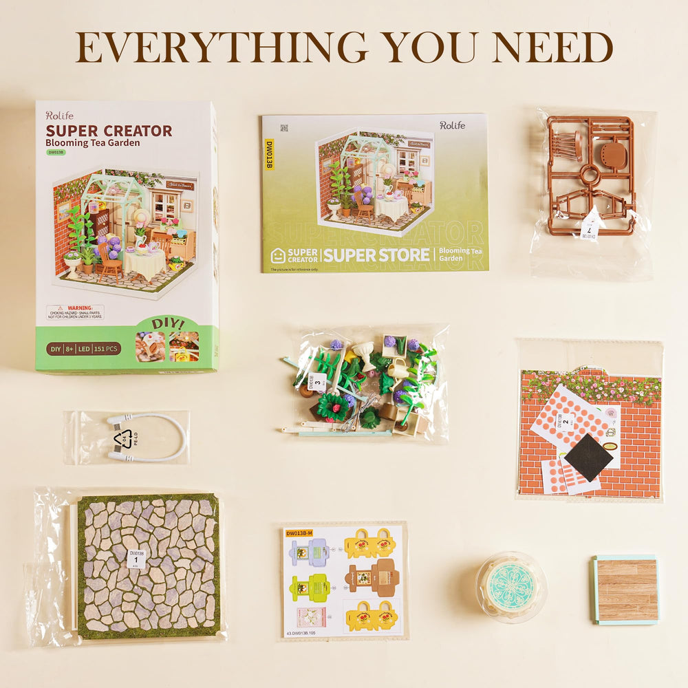 Rolife bloom garden kit creates calming display and gifting appeal.