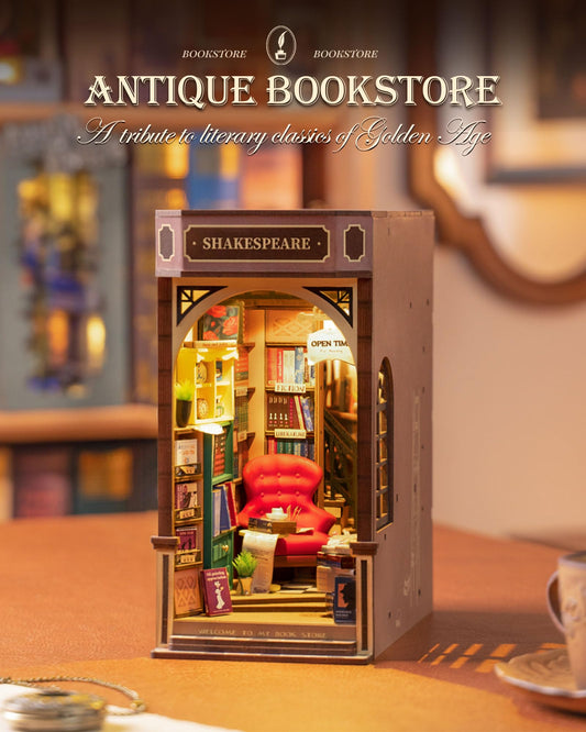 Rolife bookstore storefront detail highlights the facade for shelf-worthy display