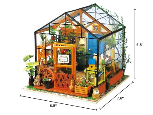 Rolife Cathy's Flower House creates a calming, mindful hobby with a finished scene.