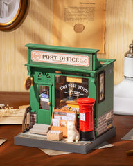 Rolife Century Post Office exterior detail reveals historical charm for display