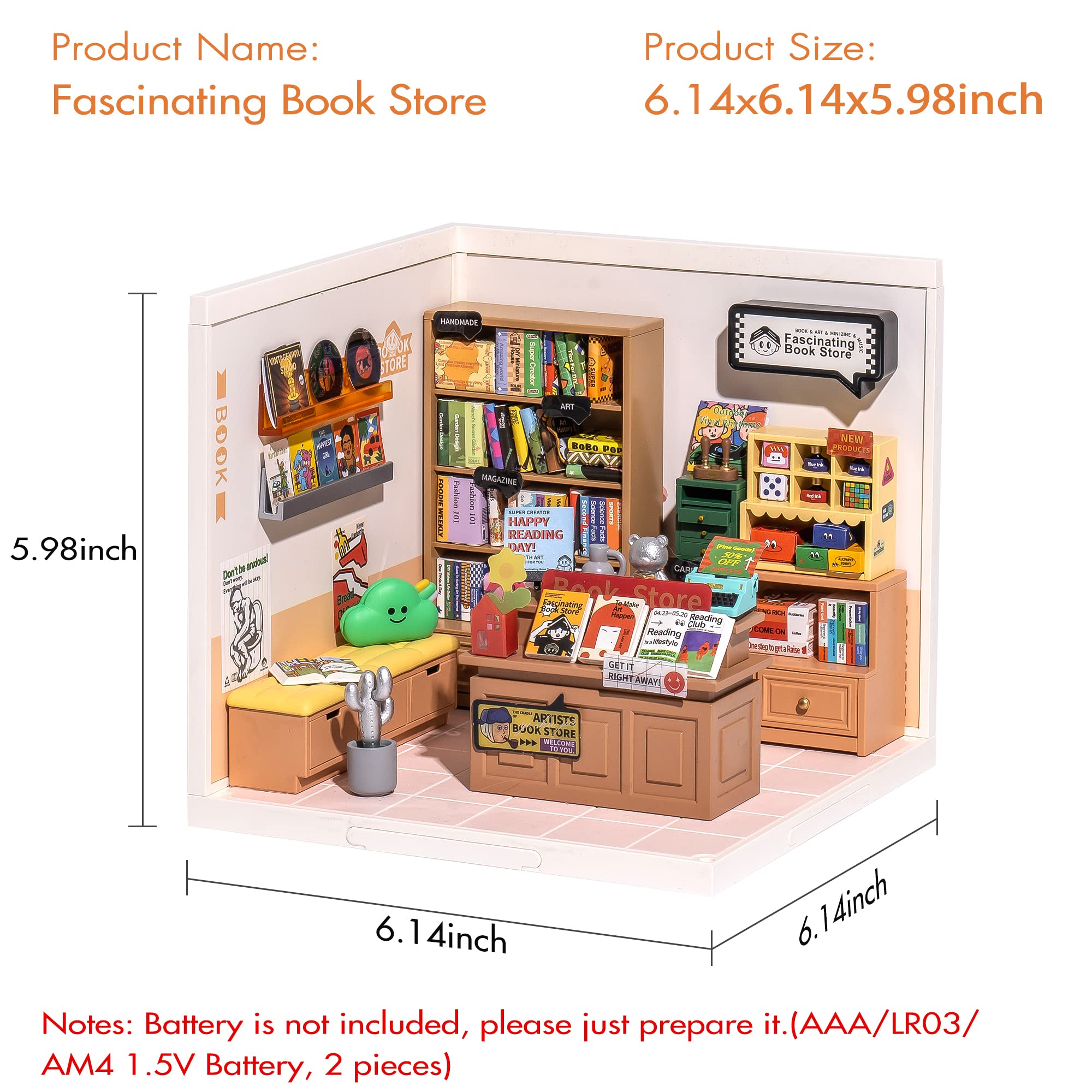 Rolife detailed instruction booklet helps beginners and hobbyists.