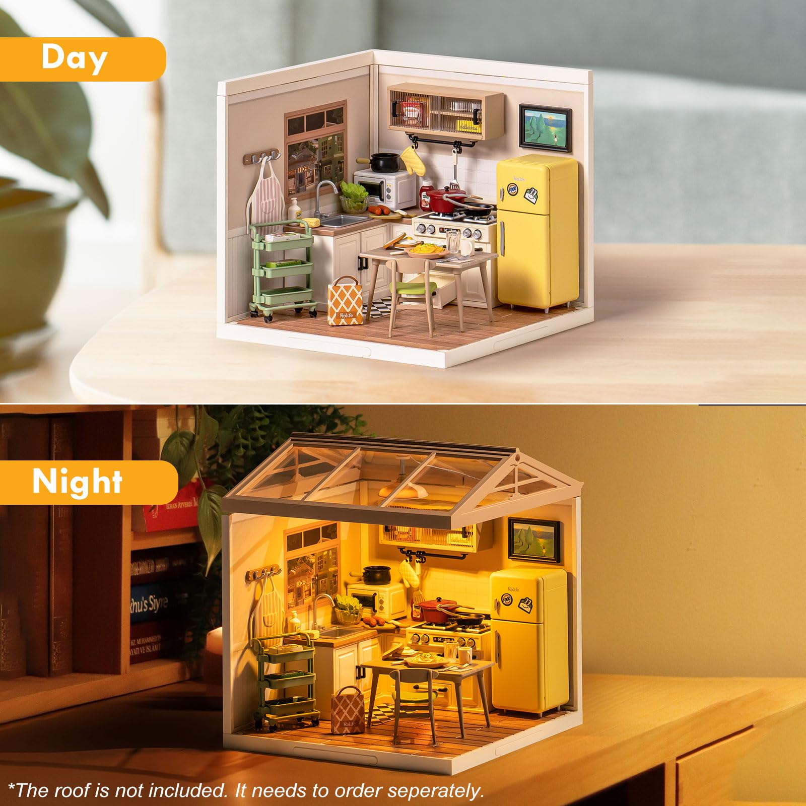 Rolife 152-piece diorama kit designed for beginners.