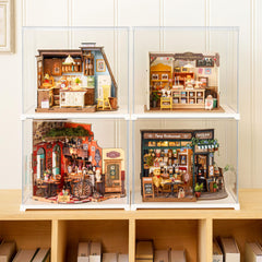 Rolife baking kitchen interior deco enhances shelf display and storytelling.