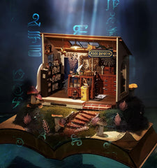 Rolife Magic House instruction manual with illustrations for easy assembly.