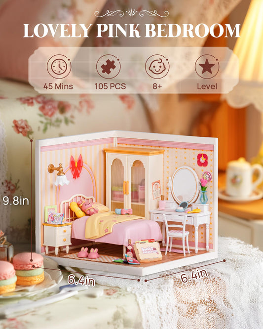Rolife DIY miniature room-scene kit ideal for hands-on hobby and decorative setups