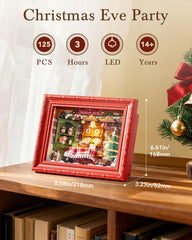 Rolife dollhouse LED lighting enhances the miniature scene