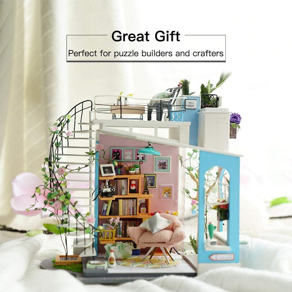 Rolife Dora's Rooftop 1:24 scale emphasizes precision for hobbyists