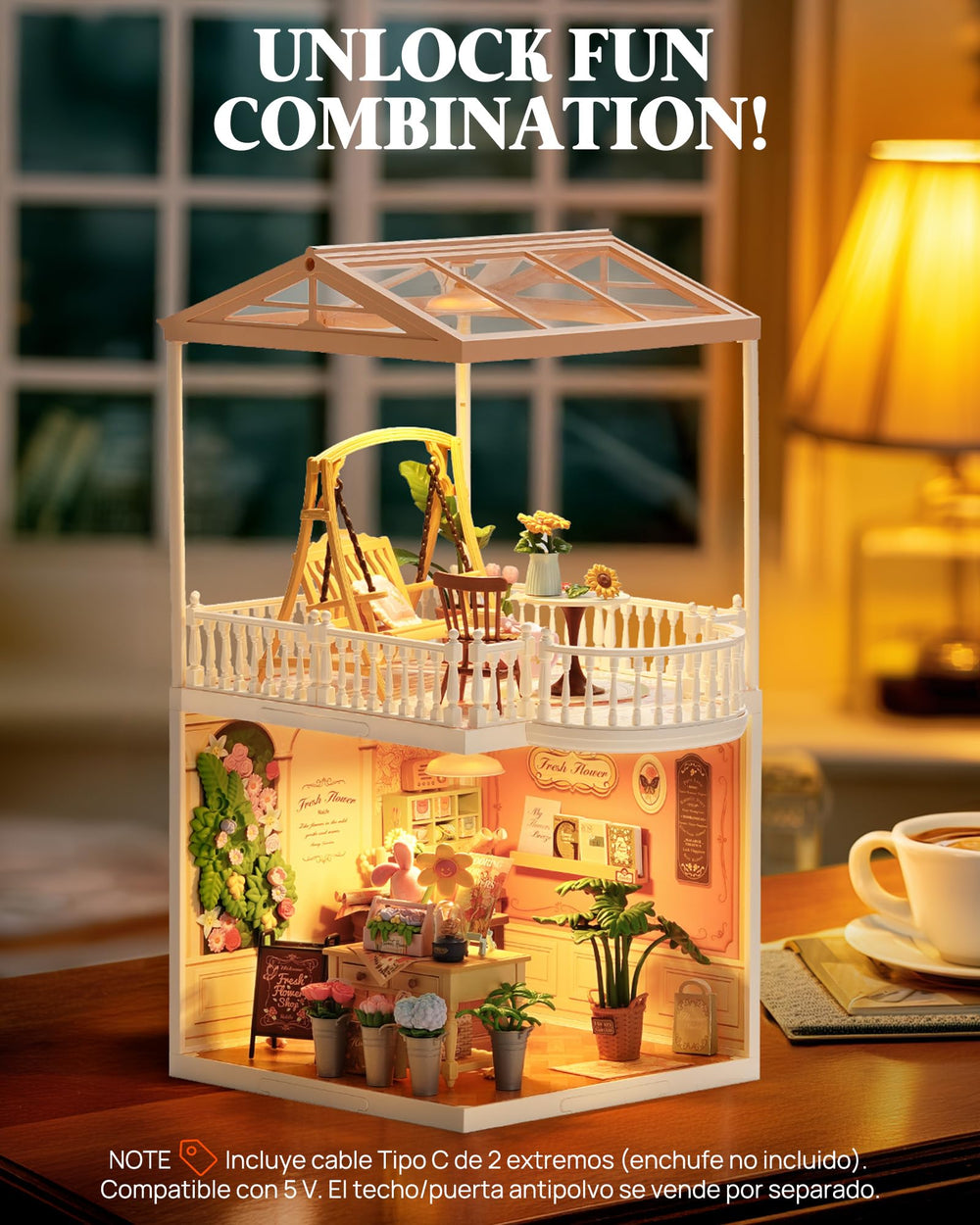 Rolife garden retreat invites imaginative play and cozy display.