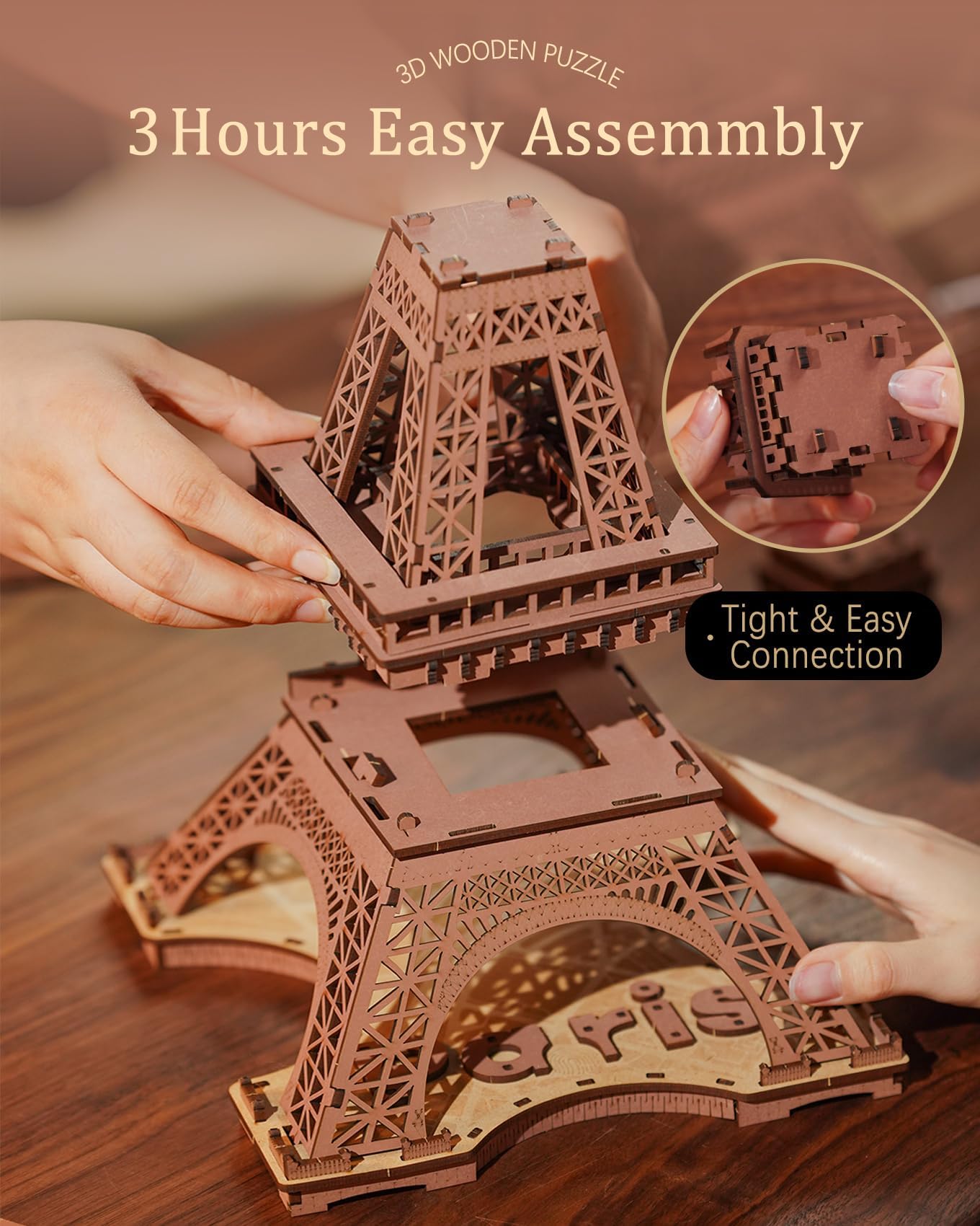 Rolife gift-ready puzzle packaging provides a stylish present for friends and family.