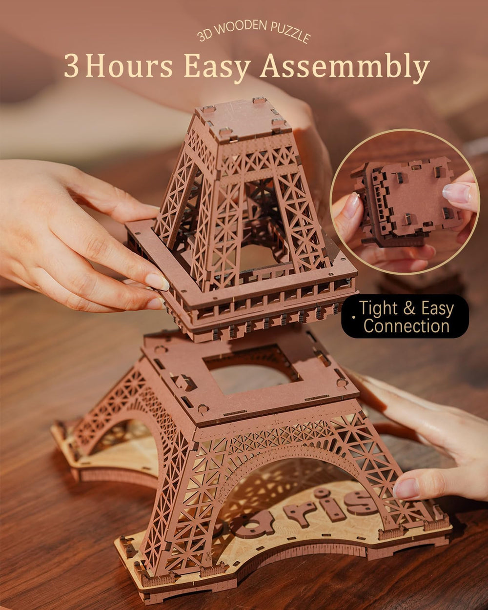Rolife gift-ready puzzle packaging provides a stylish present for friends and family.