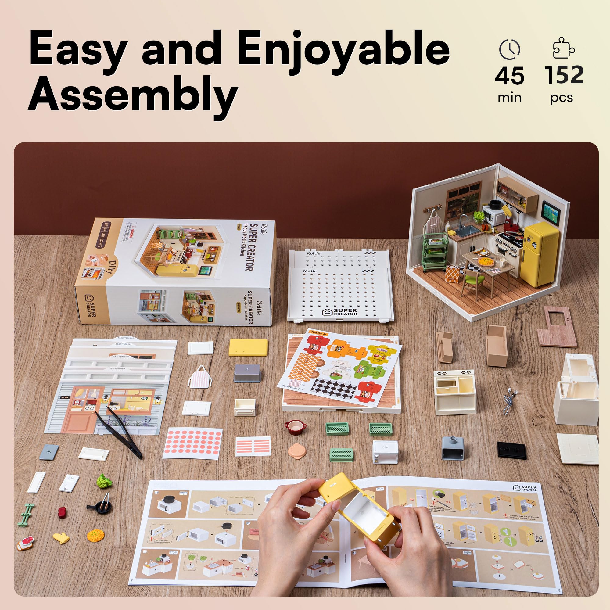 Rolife interconnected diorama series enabling expandable scenes.