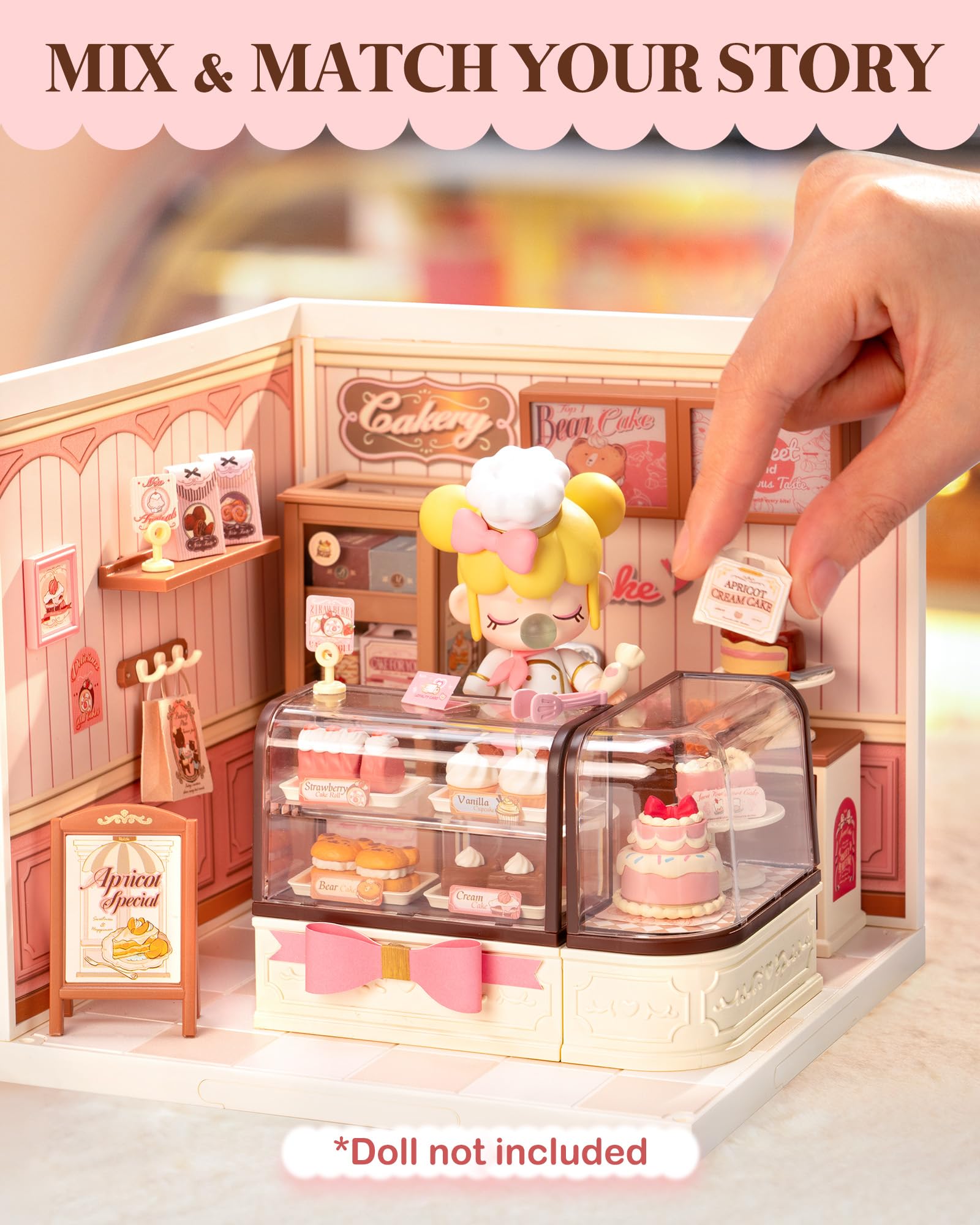 Rolife interconnected houses collection enabling larger evolving diorama scenes