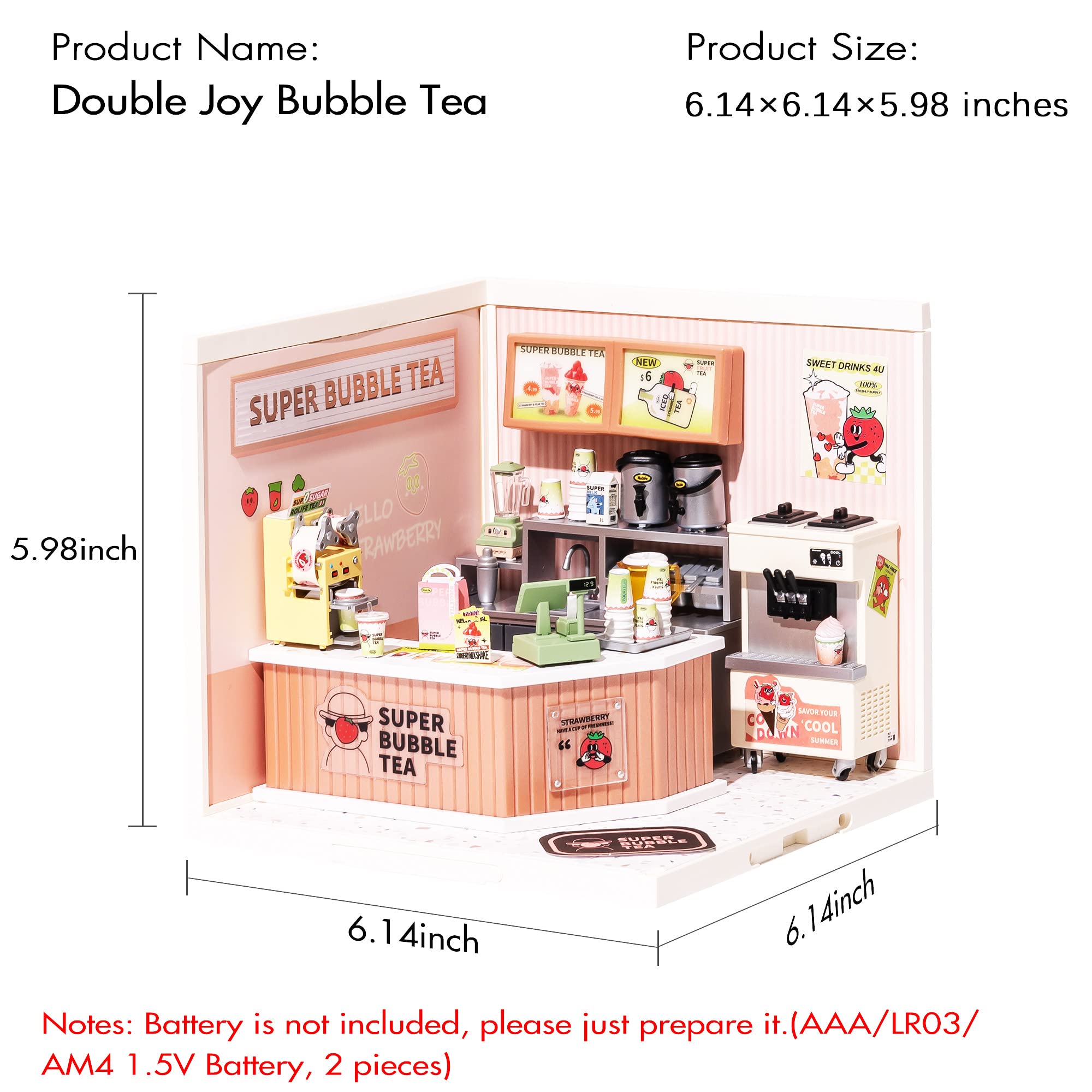 Rolife LED lighting inside models adds magic for dark-room display
