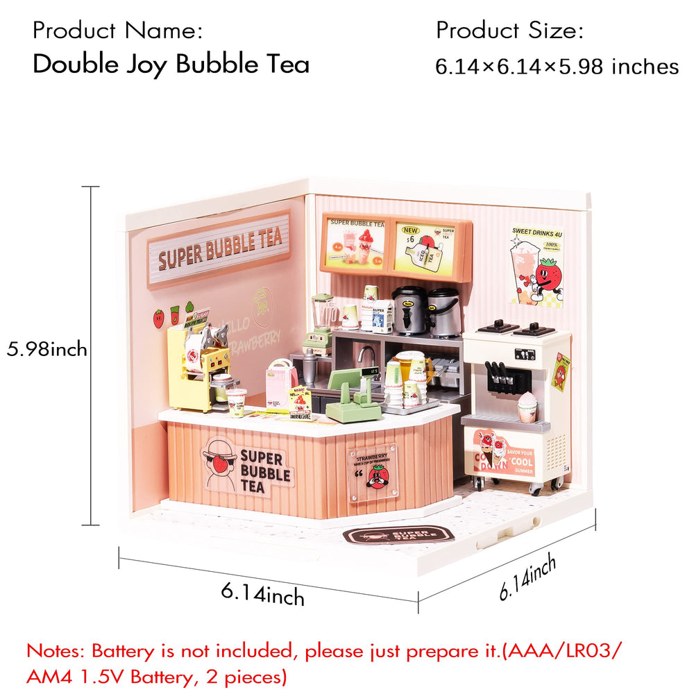 Rolife LED lighting inside models adds magic for dark-room display