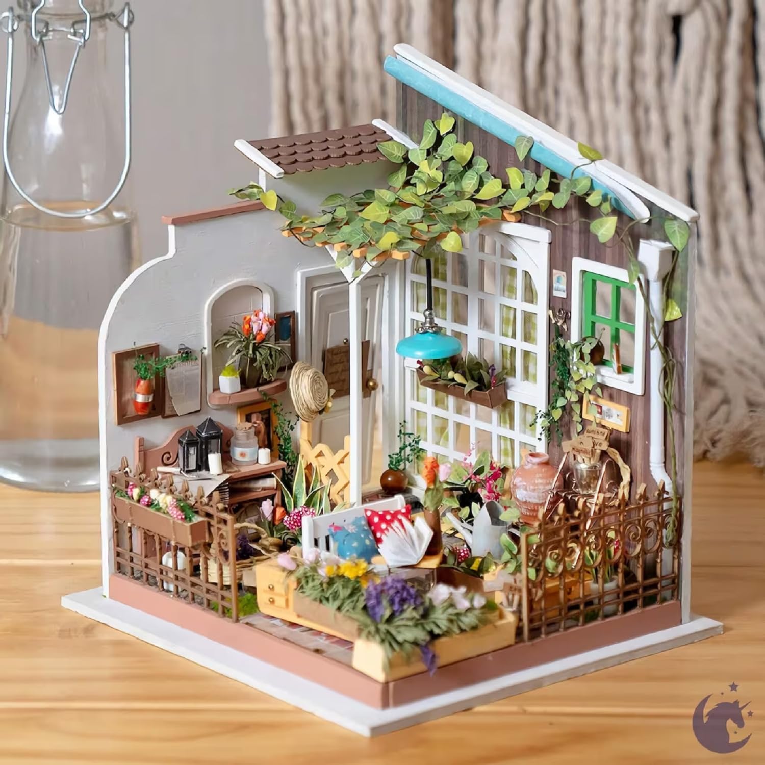 Rolife Miller's Garden color instruction manual guides step by step