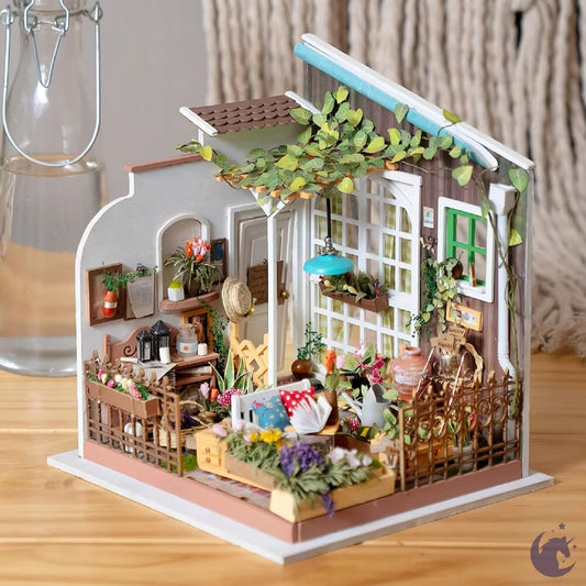 Rolife Miller's Garden color instruction manual guides step by step