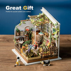Rolife Miller's Garden detailed wooden furniture pieces for authentic décor