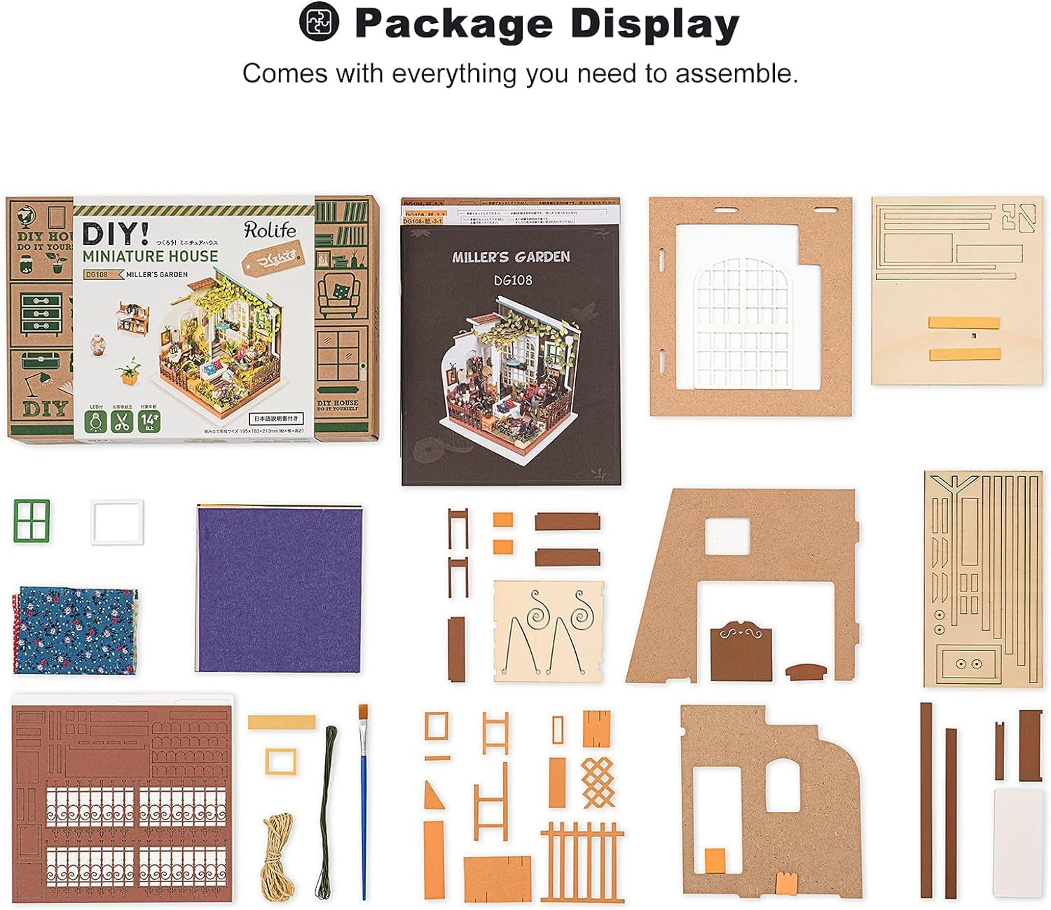 Rolife Miller's Garden gift-ready packaging enhances presentability