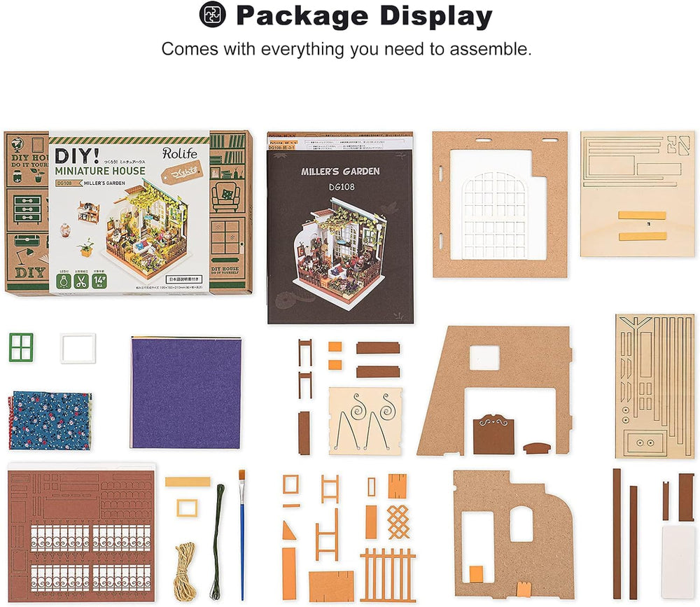 Rolife Miller's Garden gift-ready packaging enhances presentability