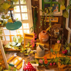 Rolife Miller's Garden step-by-step assembly visuals aid beginners