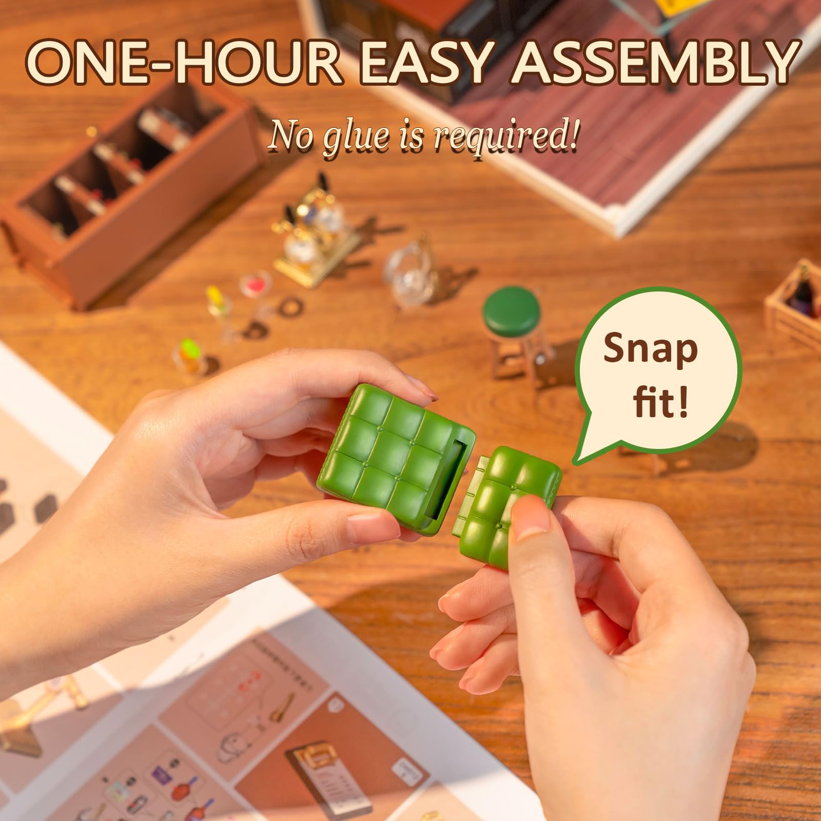 Rolife mini figures fit for interactive display and storytelling