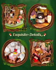 Rolife miniature pieces set designed for satisfying assembly.