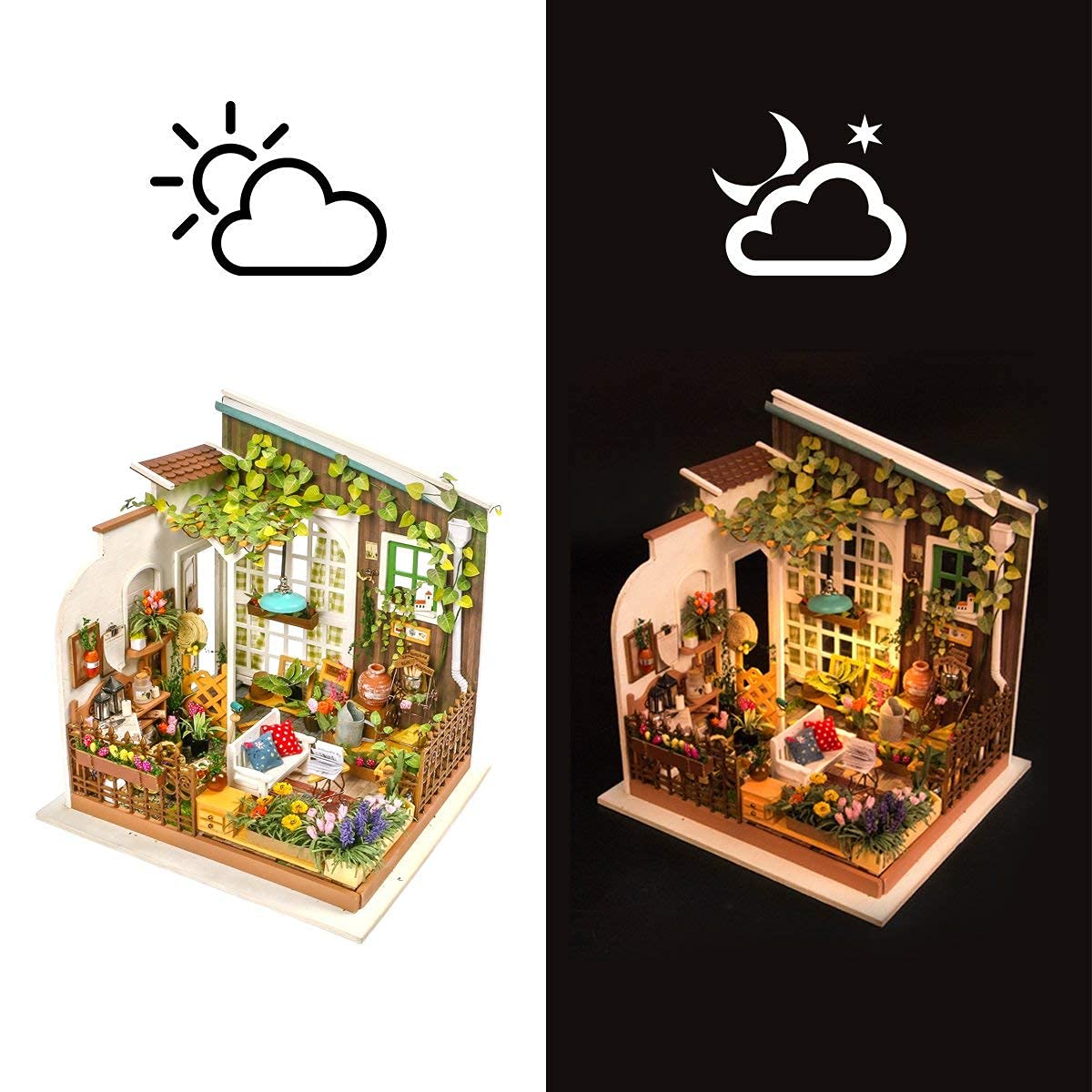 Rolife miniature workspace tools included for careful assembly