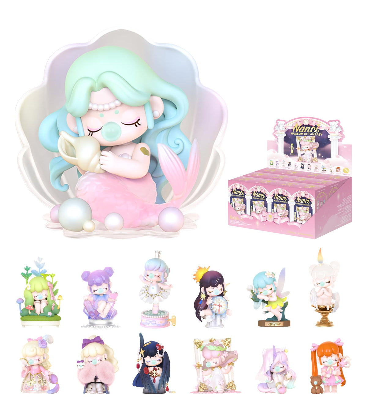 Rolife Nanci blind box reveal of a random character card for collectors.