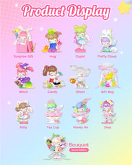 Rolife Nanci Sweet Time figure display options on shelves.