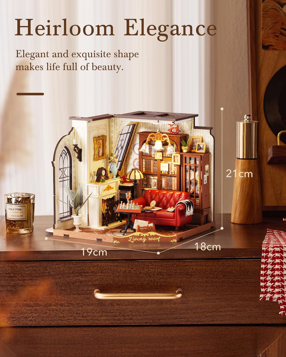 Rolife open-back design reveals intricate diorama craftsmanship from every angle