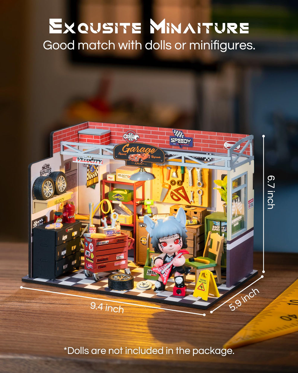 Rolife paint and parts let you customize tiny accessories.
