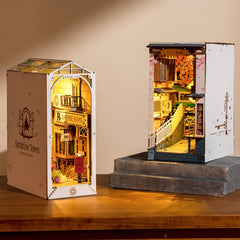 Rolife Sakura Densya miniature scene fits as a stylish centerpiece