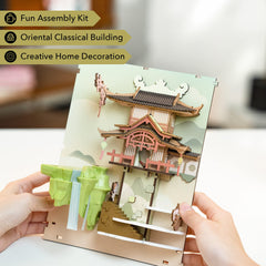 Rolife Sakura handcrafted miniature world invites hands-on creativity and relaxing assembly.