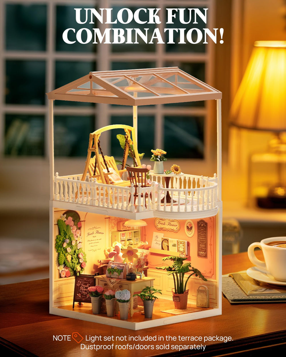 Rolife Sunny Break Terrace 68-piece set sparks neighborhood play