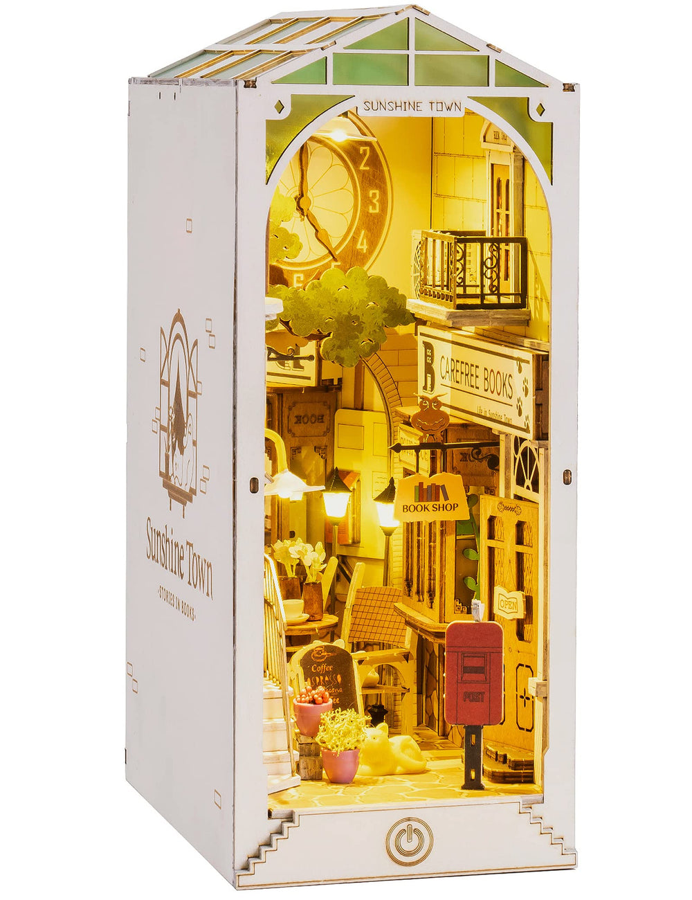 Rolife Sunshine Town craft kit packaging, perfect gift idea.